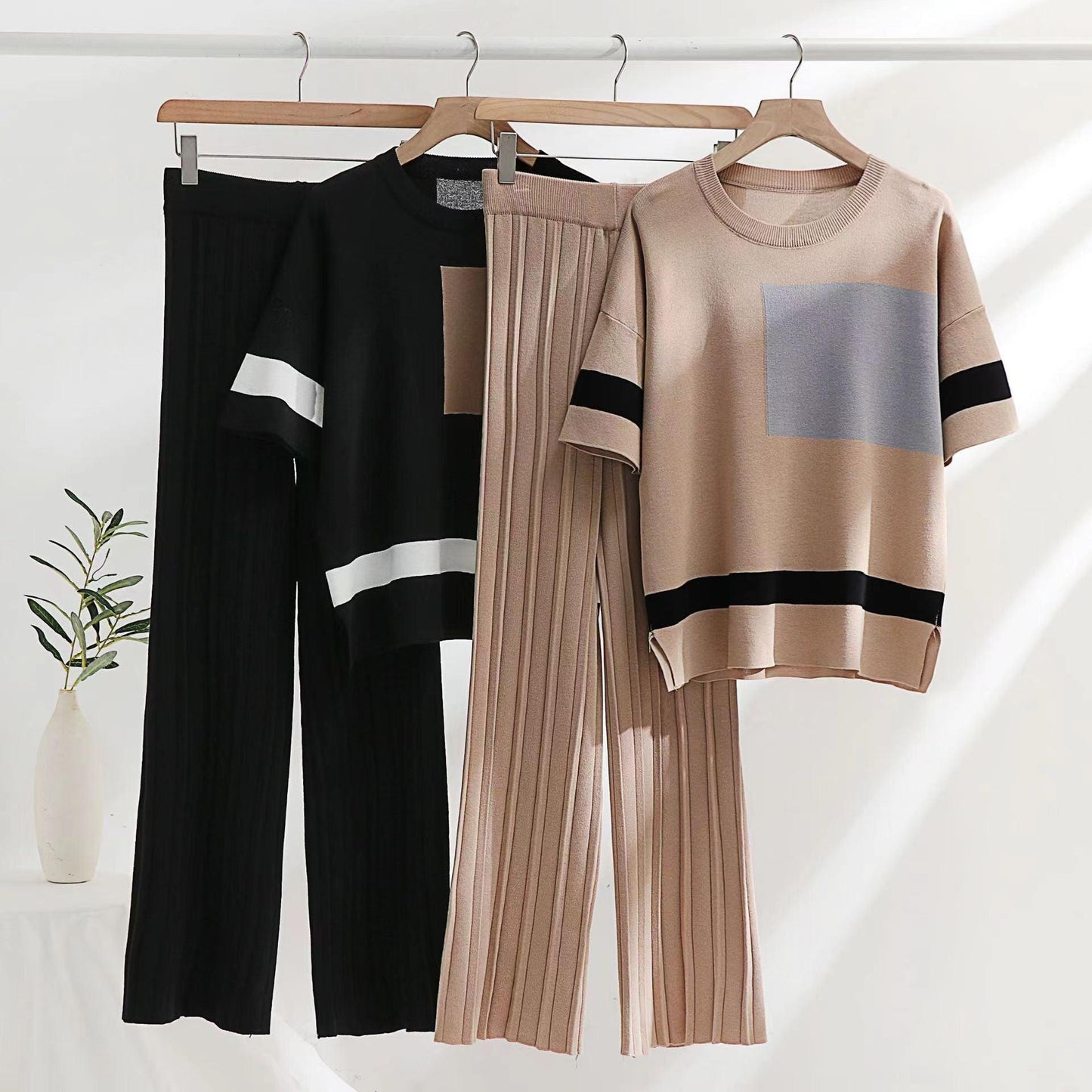 LM | Simple and breathable shirt and pants