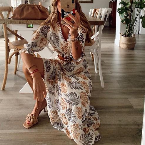 LM | elegant maxi dress for women
