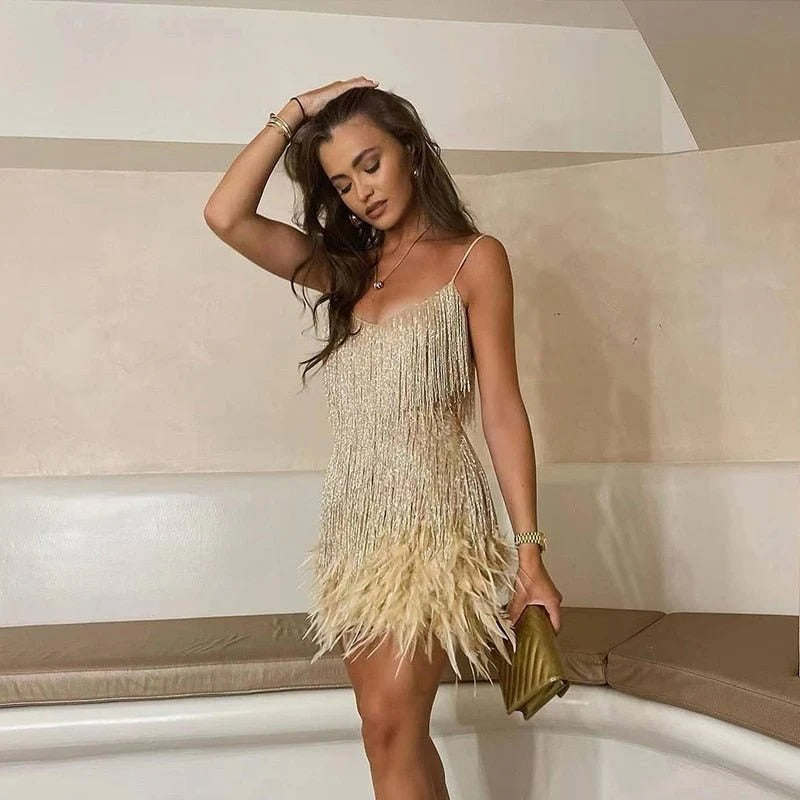 LM | elegant mini dress for evening occasions