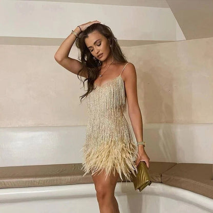 LM | elegant mini dress for evening occasions