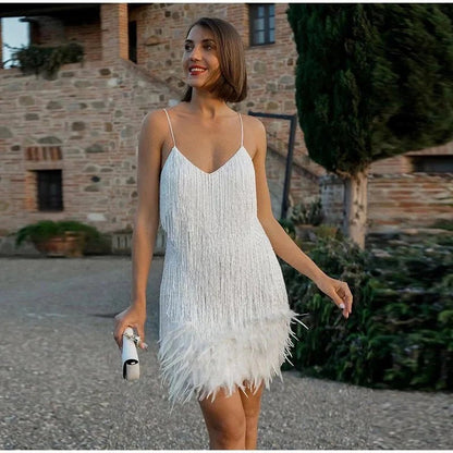 LM | elegant mini dress for evening occasions