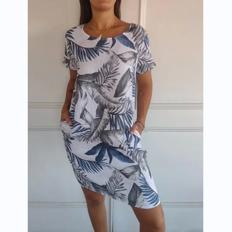 LM | Botanical midi dress